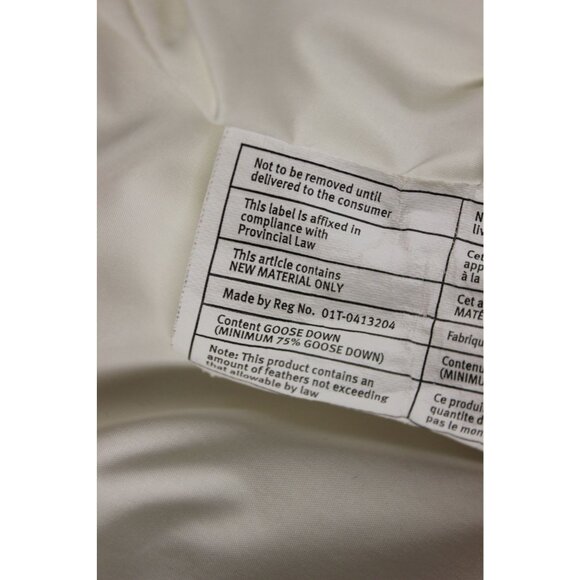 Eddie Bauer women's ivory full zip premium goose down filled puffer jacket 2X - Picture 14 of 16